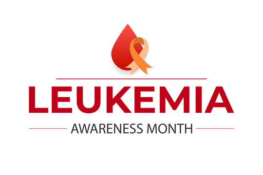 Leukemia Awareness Month. A campaign to raise awareness about leukemia in September. Support for the fight against blood cancer. Vector illustration. The banner