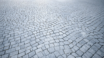 Clean light cobblestone tile texture with subtle tonal variation used in high-end product scenes and studio render environments