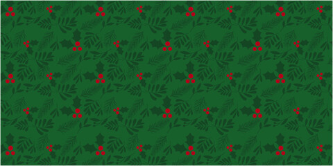 Christmas and winter holiday pattern. Christmas pattern. Merry Christmas background decoration with holiday elements. Vector illustration.