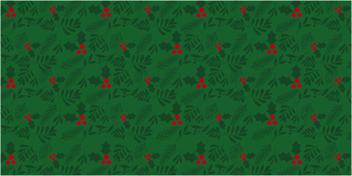 Christmas and winter holiday pattern. Christmas pattern. Merry Christmas background decoration with holiday elements. Vector illustration.