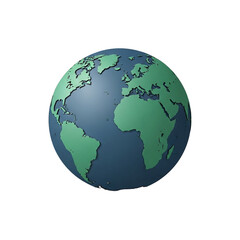 Fototapeta premium Detailed Image of Planet Earth.