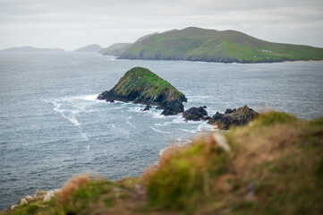 Rocky Islet in the Atlantic Ocean off the Coast of Ireland