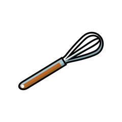 Whisk: The tool that helps to cook to create delicious food in the kitchen.