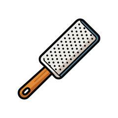 Brush with Perfection: a simple image of a new foot care brush. a high angle view of this clean and essential tool, ready for self-care