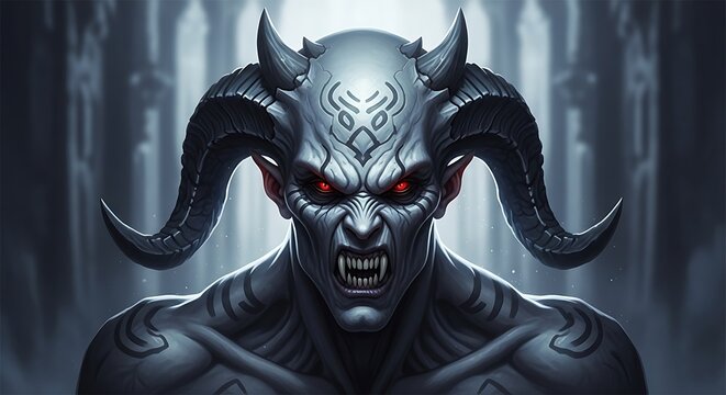 Frightening Demon Figure.