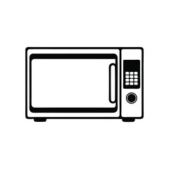Microwave Oven: A sleek, modern microwave oven, a symbol of culinary convenience and technological innovation, poised for your everyday cooking needs. 