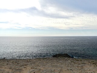 Quiberon, August 2025: Hiking around the Quiberon peninsula in the Gulf of Morbihan in Brittany - View of the wild coast