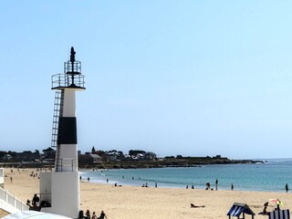 Quiberon, August 2025: Hiking around the Quiberon peninsula in the Gulf of Morbihan in Brittany - View of the wild coast
