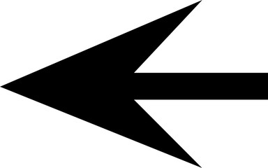 Arrow icon on a transparent background Down arrow vector Bold Black. Directional Arrow Symbols, Curved, Straight, Right Angle, Upward, Left, Circular, Navigation, Pointer, Road 