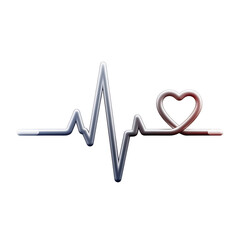 Heart Beat Graphic Design.
