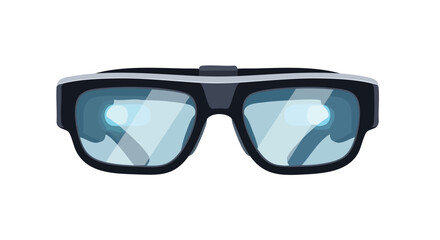 Fototapeta premium Futuristic augmented reality glasses with sleek design and transparent lenses promising advanced digital experiences