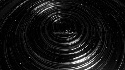 concentric circles of photon rings expanding outward abstract motion graphic illustration concept scene visual for commercial design use high detail quality stock image illustration concept scene