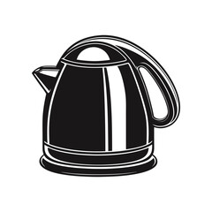 Contemporary Electric Kettle: A sleek, modern electric kettle. capturing a minimalist style with its clean lines and shadow play, perfect for adding a touch of elegance to any kitchen setup. 