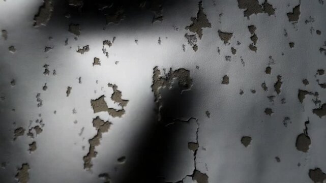 Old damaged abstract grunge surface on black background. Retro vintage effect.