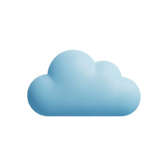 Light Blue Cloud Night Light for Childrens Room.