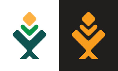 Open book logo. Flat design Open book Vector logo icon.