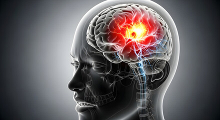Obraz premium Understanding the Causes Symptoms and Treatments of Brain Hemorrhages
