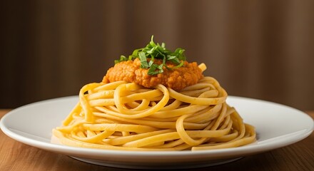 Spaghetti with Meatballs and Tomato Sauce.