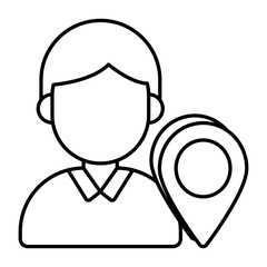 Map and Locations or navigation and Sign Vector LIne Icons Pack and illustrations