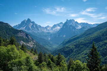 Fototapeta premium explore majestic beauty of top mountains in europe highlighting their unique landscapes