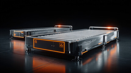 dual conveyor belts showing accepted vs rejected luggage iconography informational style no words illustration concept scene visual for commercial design use high detail quality stock image
