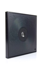 Obraz premium Black CD Case with Disc