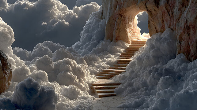 Stairway to Heaven in the Clouds