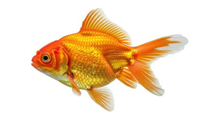 Fototapeta premium Isolated Orange Goldfish