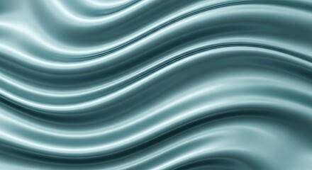 Smooth Teal Fabric Texture.