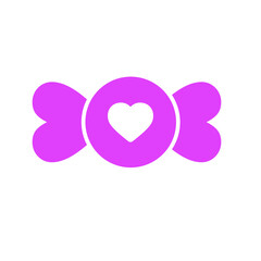 pink and white hearts