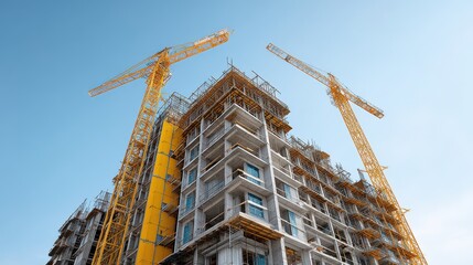 Architectural development of a modern commercial building