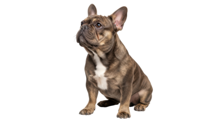 Isolated French Bulldog