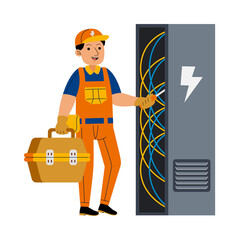 logo for an electrician