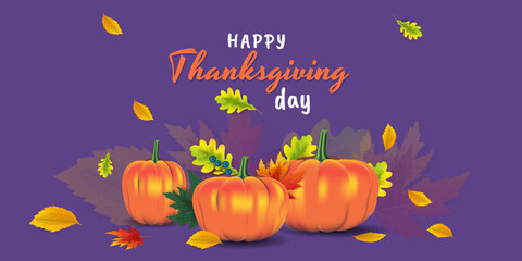 Bright vector banner 