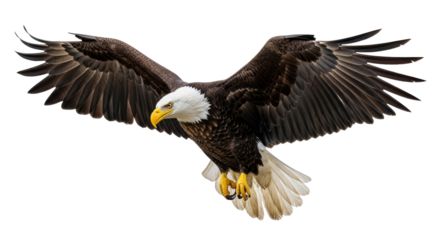 Isolated Bald Eagle