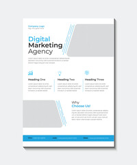 Modern Corporate Business Flyer Template Design