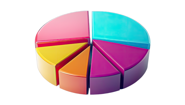 Vibrant pie chart graphic (1)