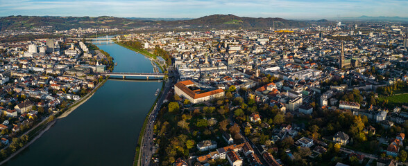 Aerial View The City Linz