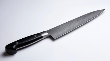 Obraz premium Kitchen knife minimal cooking utensil food photography lifestyle stylish composition modern background