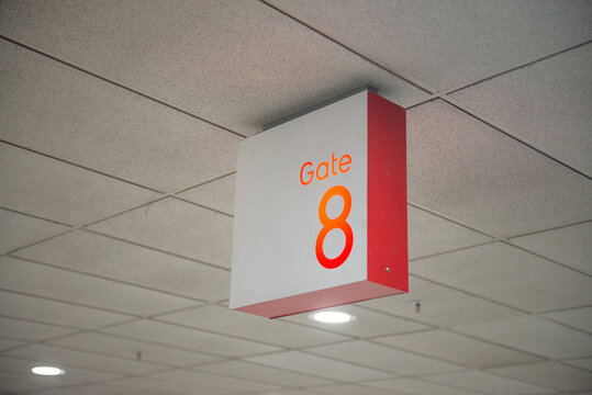 Airport Gate Sign