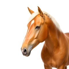 brown horse isolated on white brown horse isolated on white brown horse isolated on white