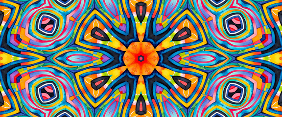 Bright multicolor background, colorful abstract kaleidoscopic pattern