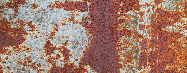 Rust iron rusty steel background old sheet brown orange color effect weathered wall floor rough pattern seamless dirty grounge metallic damaged rusted textured backdrop industrial material scratch.