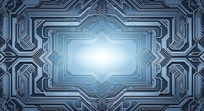 Abstract Circuit Board Technology Background.