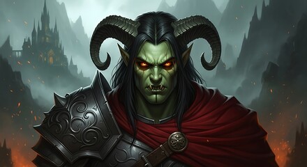 Demon Lord, Dark Figure, Evil Presence.