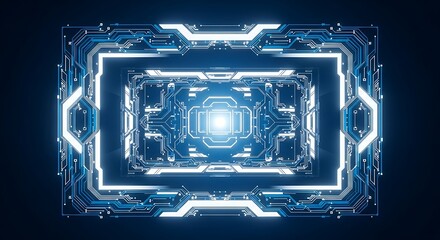 Futuristic Technology Background Design.