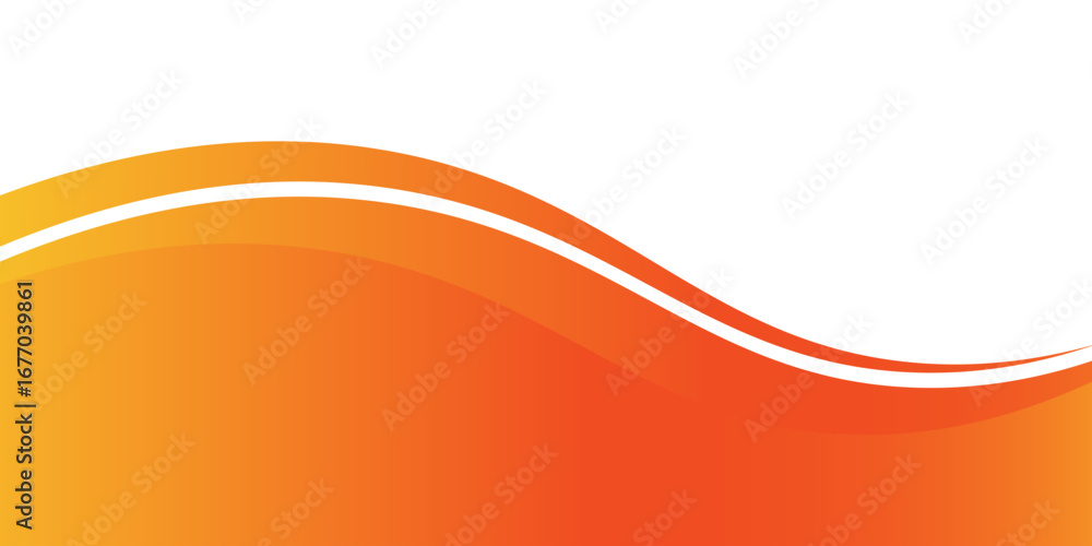 Poster mobilemodern orange banner background. graphic design banner pattern background template with dynami
