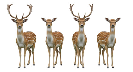 Isolated Fallow Deer Group