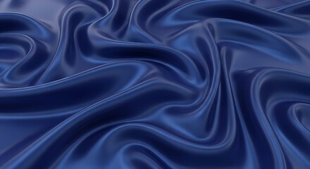 Obraz premium Blue Satin Fabric Texture.
