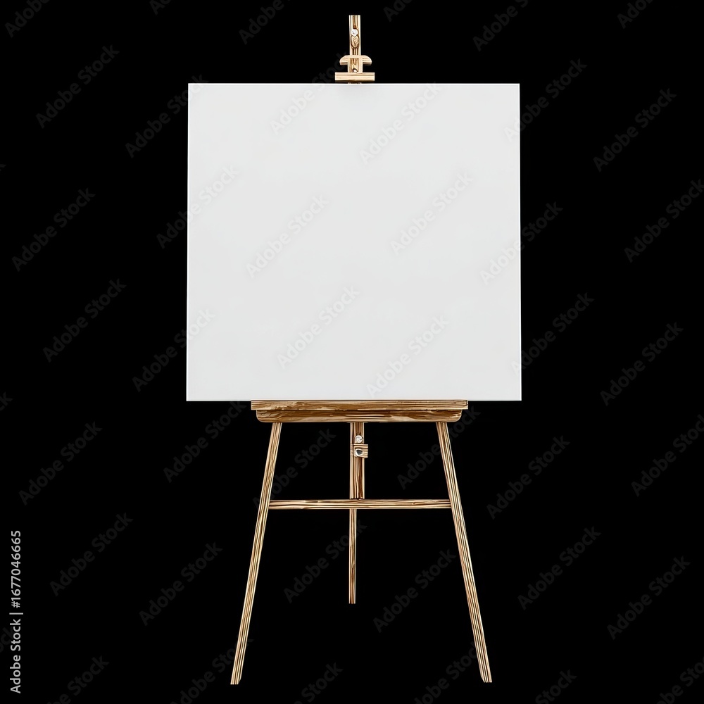 Aufkleber against a black background, a plain square signboard devoid of text highlights the beauty of simplic